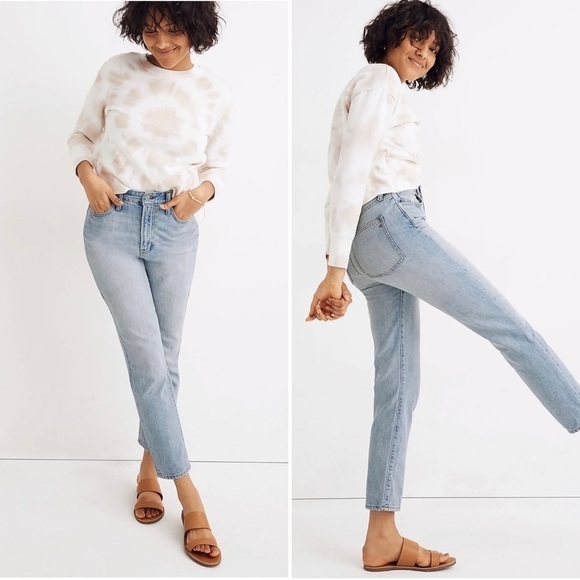 Madewell New Curvy Perfect Vintage Jeans Fitzgerald Wash NWT 23 - Picture 10 of 10